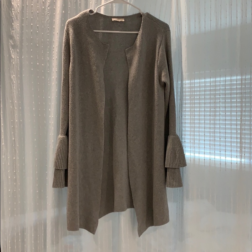 LOFT gray cardigan